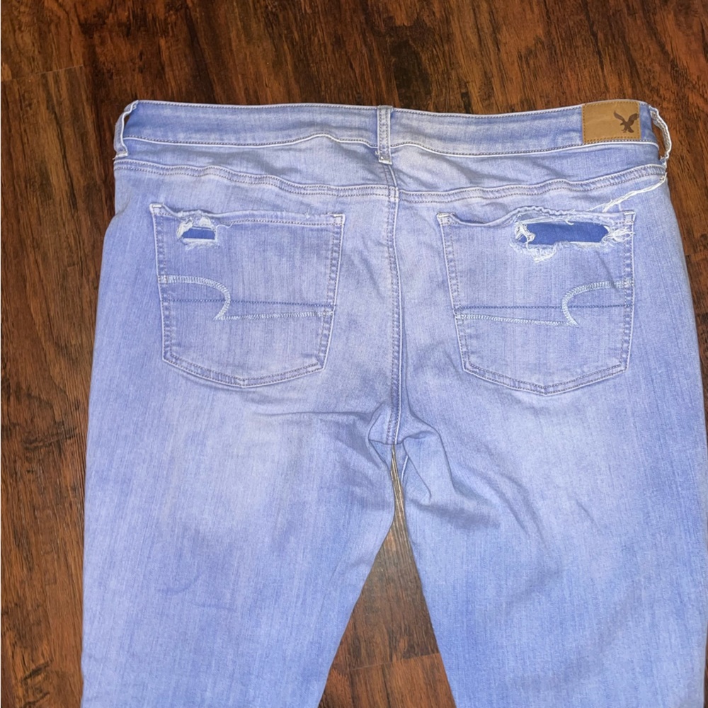 American Eagle jeans super low stretch jegging 20 Long - Picture 4 of 10